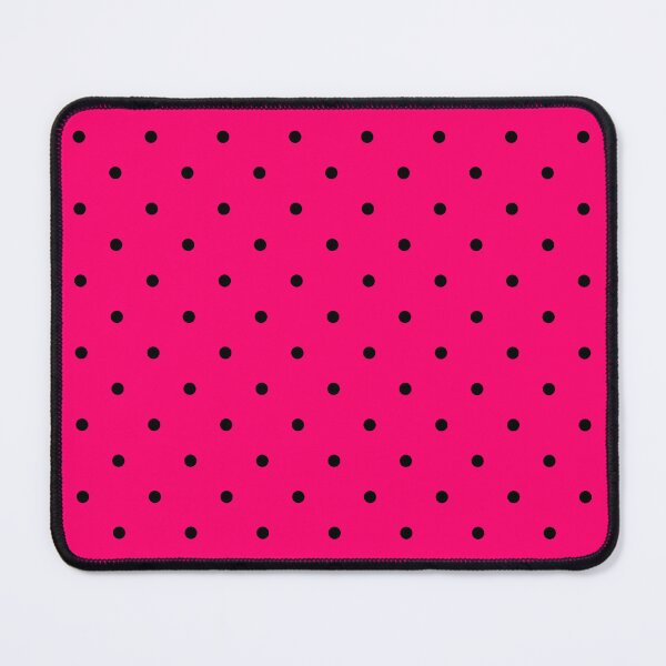 Item preview, Black Small Polka Dots on Vivid Pink designed and sold by POLKAIWERX.