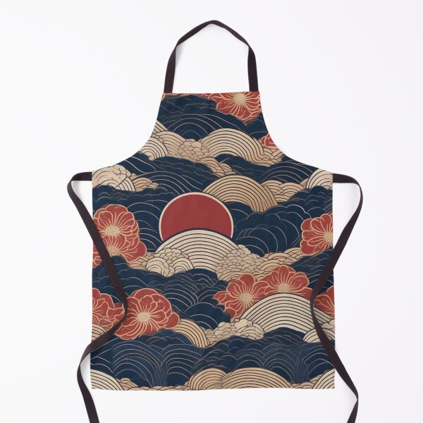 Artikelvorschau, Japanische Wolken- und Wellentextur – Nahtloses Ukiyo-e-Design entworfen und verkauft von Vandy Fullam.