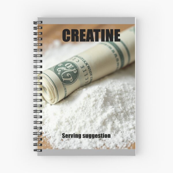 Item preview, Creatine Serving Suggestion with Dollar Bill designed and sold by HypeTheTrophy.