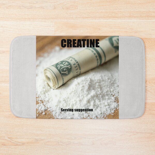 Item preview, Creatine Serving Suggestion with Dollar Bill designed and sold by HypeTheTrophy.