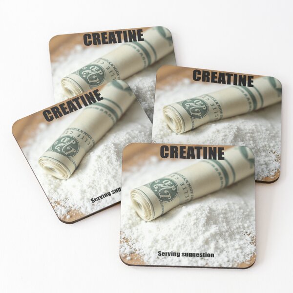 Item preview, Creatine Serving Suggestion with Dollar Bill designed and sold by HypeTheTrophy.