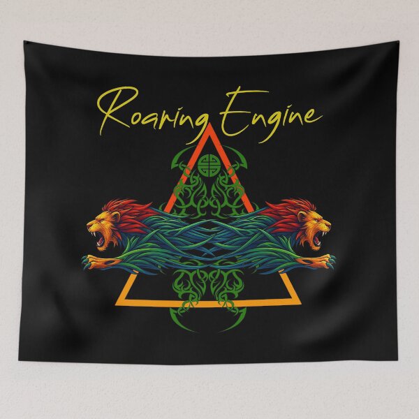 Item preview, Roaring Engine designed and sold by TATTOO-DESIGN.