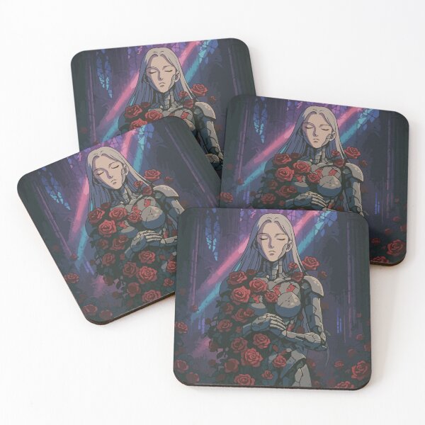 Item preview, Cyber Rose Knight in Gothic Cathedral designed and sold by -DEEWOLF-.