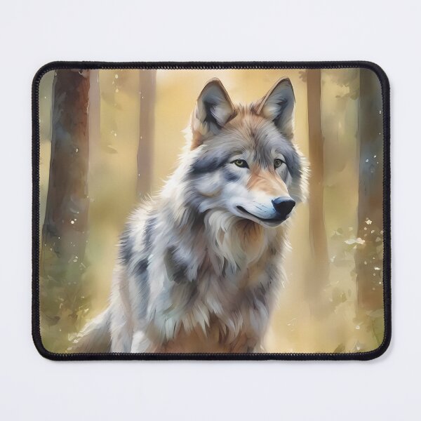Item preview, Wolf Standing in Forest designed and sold by CalmnessbyChoice.