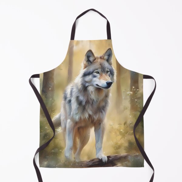 Item preview, Wolf Standing in Forest designed and sold by CalmnessbyChoice.
