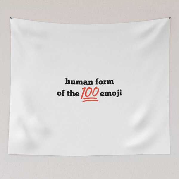 Item preview, human form of the 100 emoji designed and sold by takeruthtothelakes.