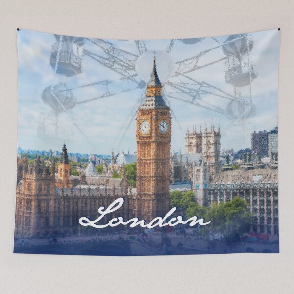 Item preview, London landscape designed and sold by Wolagno.