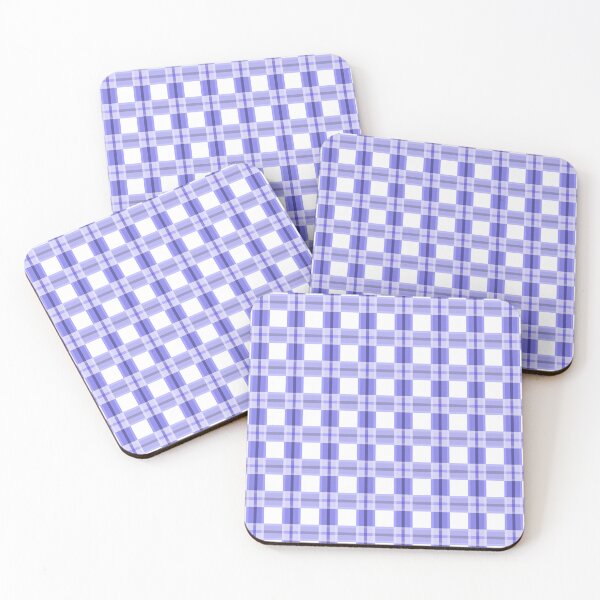 Item preview, Purple on White Plaid Seamless Repeat designed and sold by Sharon Schwalbe.