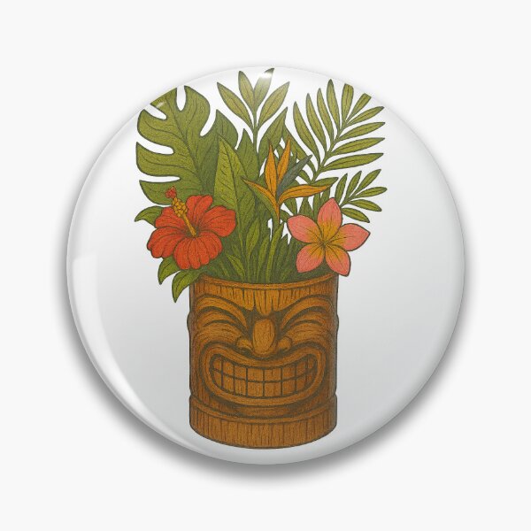 Item preview, Happy Tiki  designed and sold by BrightwayCo.