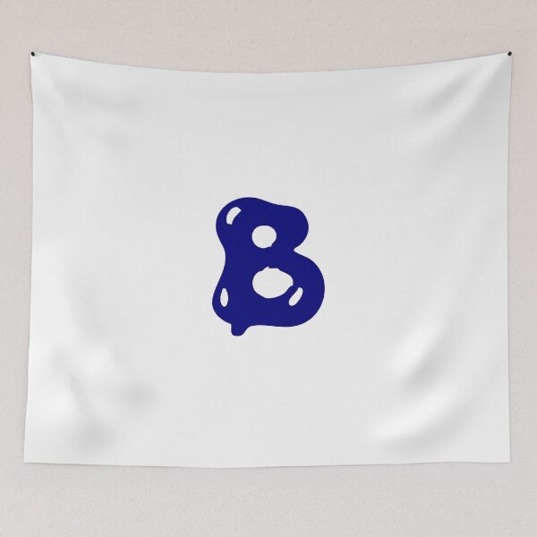 Item preview, Glossy Dark Blue Liquid Alphabet A–Z Typography designed and sold by uncoXab.