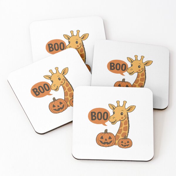 Item preview, Halloween Giraffe – Boo! Spooky Cute Design designed and sold by suszak24.