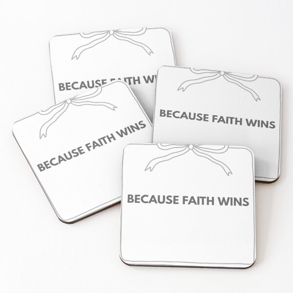 Item preview, Because Faith Wins Tee designed and sold by TheDivinePath.