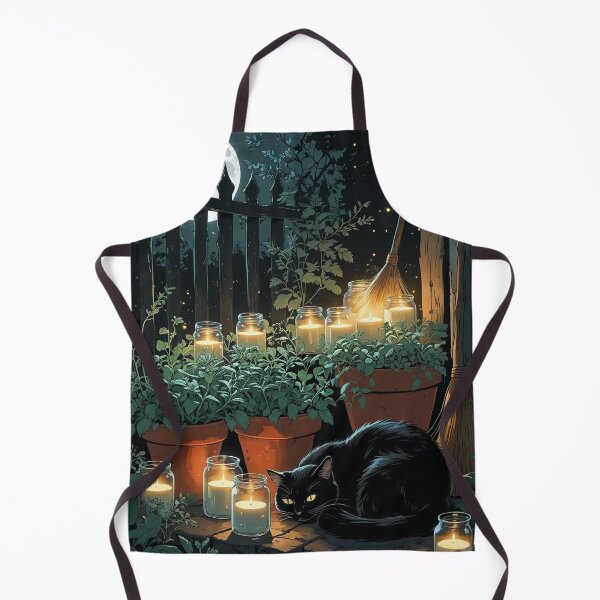 Item preview, Candlelit Witch’s Garden – Gothic Cottagecore Halloween designed and sold by Deezyned.