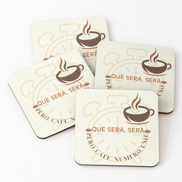Item preview, Que Será Será Pero Café Número Uno | Coffee Quote Design designed and sold by V7CPrint.