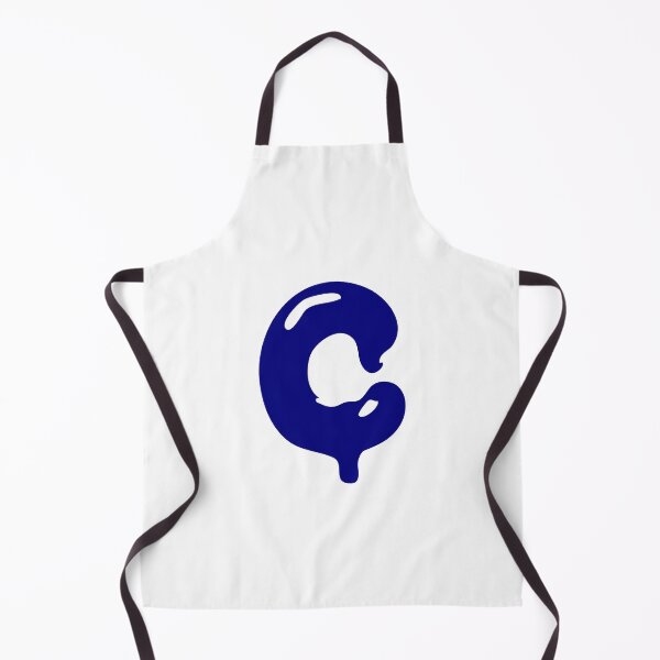 Item preview, Glossy Dark Blue Liquid Letter C Typography Art designed and sold by uncoXab.