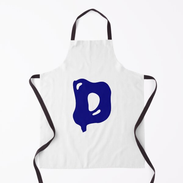 Item preview, Glossy Dark Blue Liquid Letter D Typography Art designed and sold by uncoXab.