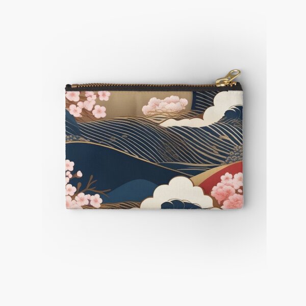 Item preview, Vintage Indigo and Gold – Japanese Textile Pattern designed and sold by Vandy Fullam.