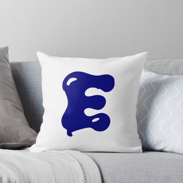 Item preview, Glossy Dark Blue Liquid Letter E Typography Art designed and sold by uncoXab.