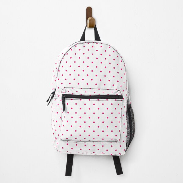 Item preview, Vivid Pink Small Polka Dots On White designed and sold by POLKAIWERX.