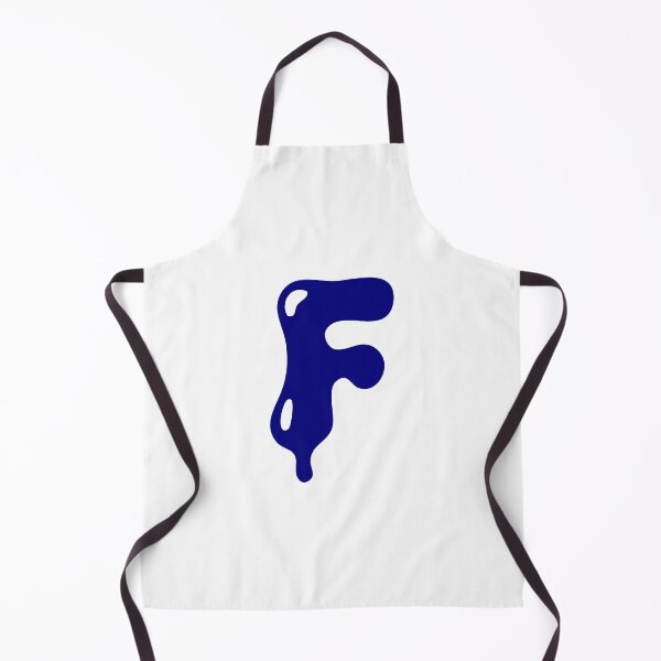 Item preview, Glossy Dark Blue Liquid Letter F Typography Art designed and sold by uncoXab.
