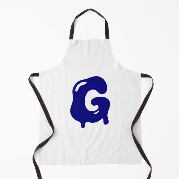 Item preview, Glossy Dark Blue Liquid Letter G Typography Art designed and sold by uncoXab.
