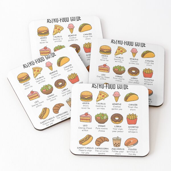 Item preview, food horoscope: The Astro-food guide designed and sold by ApneaStore.