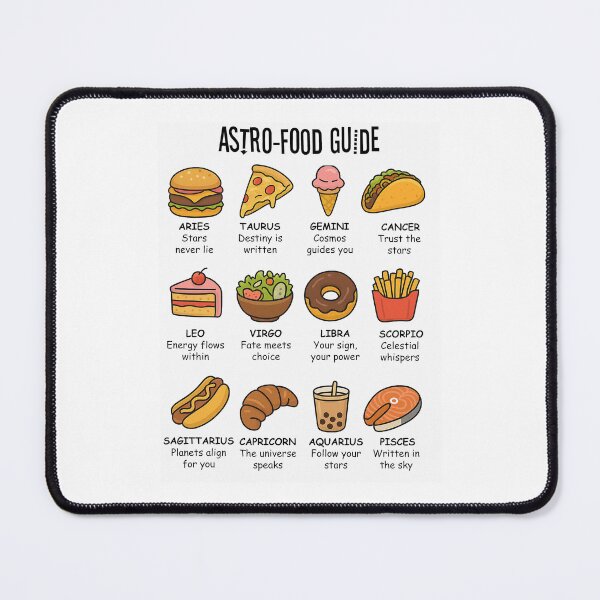 Item preview, food horoscope: The Astro-food guide designed and sold by ApneaStore.