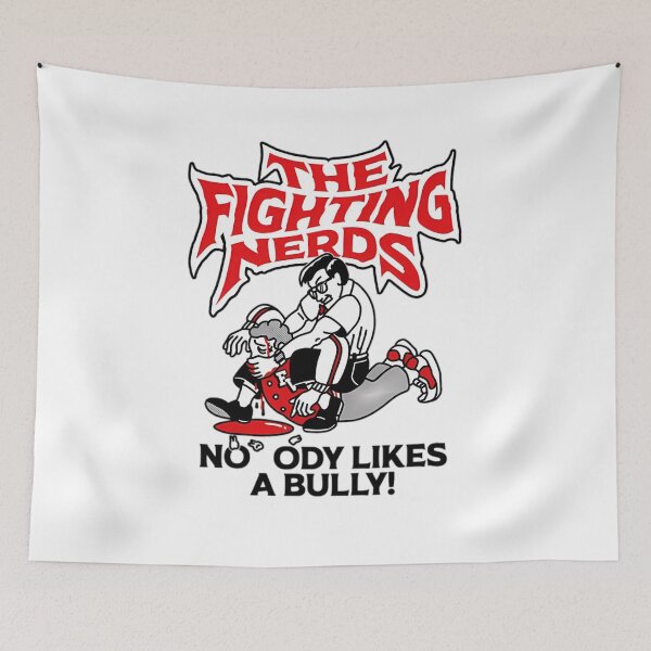 Item preview, The Fighting Nerds Nobody Likes a Bully! designed and sold by JeyVel.