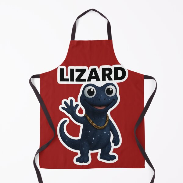 Item preview, Cosmic Lizard with Gold Chain designed and sold by FunnySignalStudio.