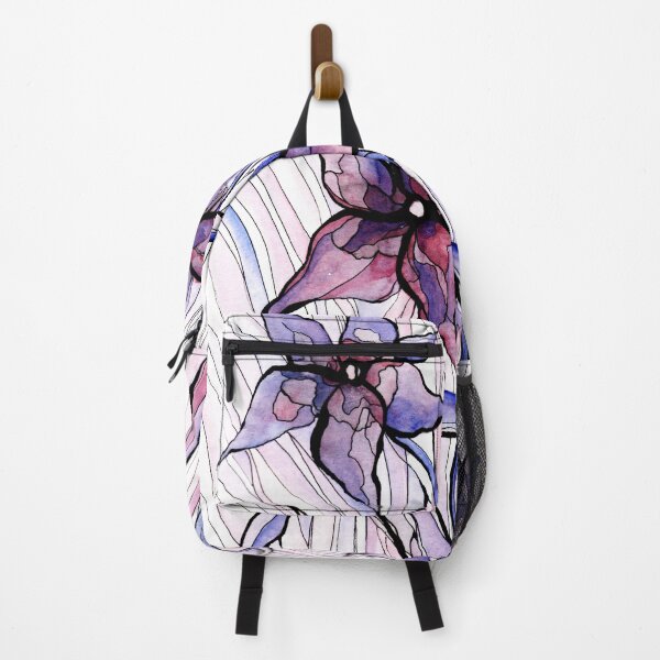 Item preview, The image shows three graphic lilac flowers designed and sold by Olirina.