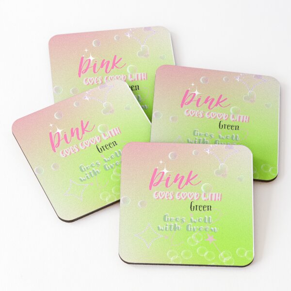 Item preview, Wicked Inspired Pink Goes Good with Green, Goes Well with Green designed and sold by MoriTheCrafter.