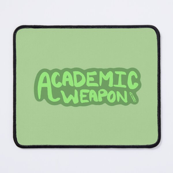 Item preview, Academic Weapon (Green) designed and sold by Doodles and Tinkerings.