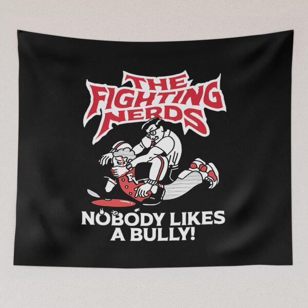Item preview, The Fighting Nerds Nobody Likes a Bully! designed and sold by JeyVel.