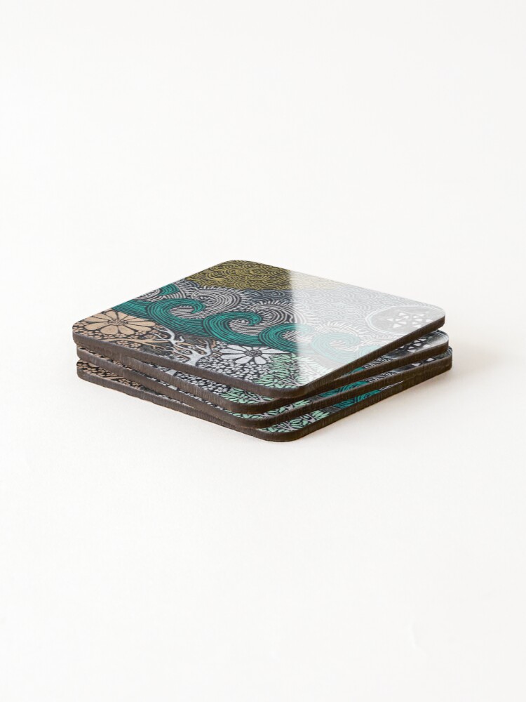Thumbnail 4 of 5, Coasters (Set of 4), Earth Rising designed and sold by SethWalker.