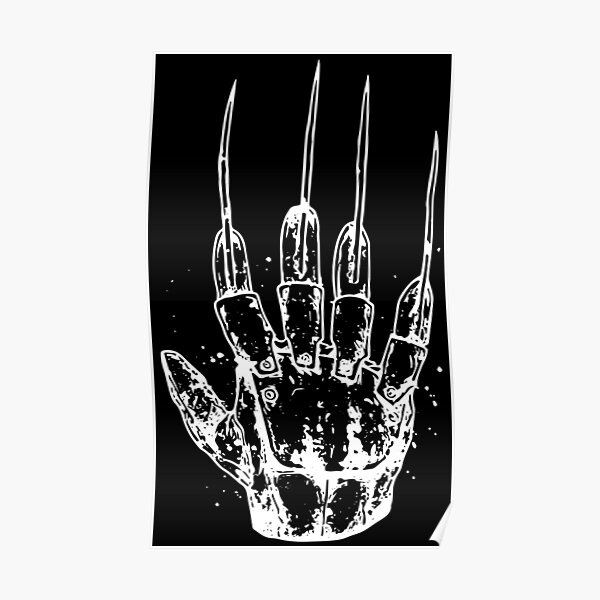 Freddy Krueger Glove Posters | Redbubble