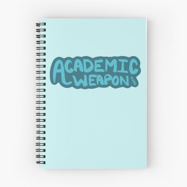 Item preview, Academic Weapon (Turquoise) designed and sold by Doodles and Tinkerings.