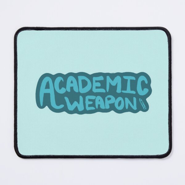 Item preview, Academic Weapon (Turquoise) designed and sold by Doodles and Tinkerings.