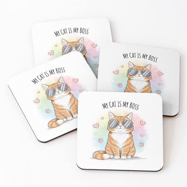 Item preview, My cats is my boss designed and sold by VisionaryMode.