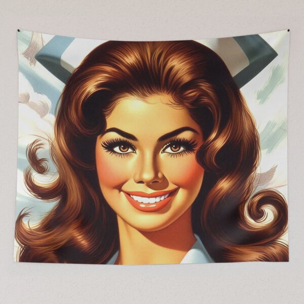 Item preview, Retro Beauty Nurse designed and sold by PulpVintage.