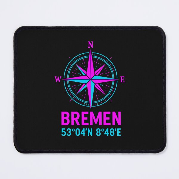 Item preview, Maritime compass rose in neon designed and sold by Fies-und-Fein.
