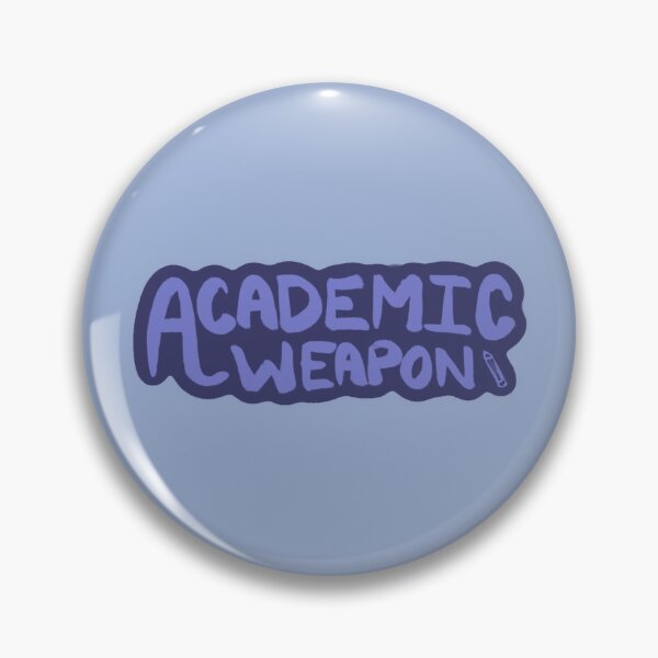 Item preview, Academic Weapon (Blue) designed and sold by Doodles and Tinkerings.