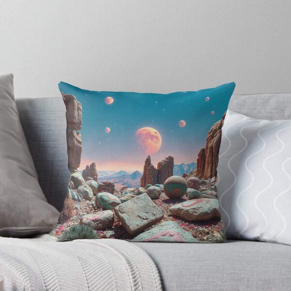 Item preview, Alien Canyon – Surreal Cosmic Landscape designed and sold by Shouganai-Mind.