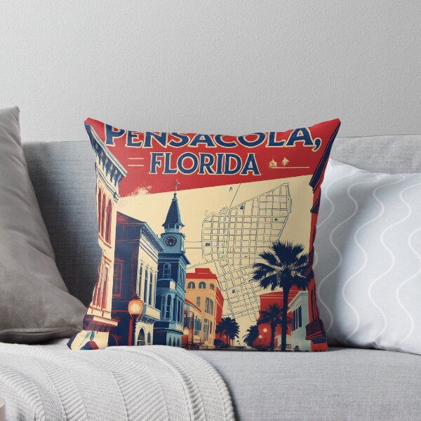 Item preview, Pensacola Florida 1950s USA Vintage Travel Tourism designed and sold by TravelersGems.
