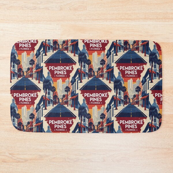 Item preview, Pembroke Pines Florida 1950s USA Vintage Travel Tourism designed and sold by TravelersGems.