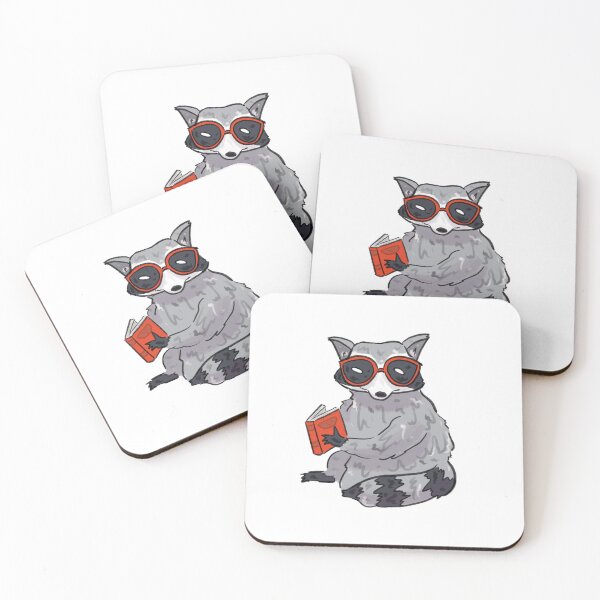 Item preview, Reading Racoon designed and sold by Doodles and Tinkerings.