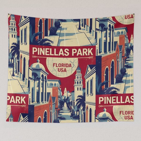 Item preview, Pinellas Park Florida 1950s USA Vintage Travel Tourism designed and sold by TravelersGems.