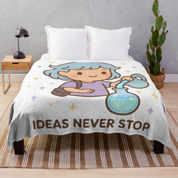 Item preview, Cute Aquarius Zodiac Ideas Never Stop Design designed and sold by Nytherra.