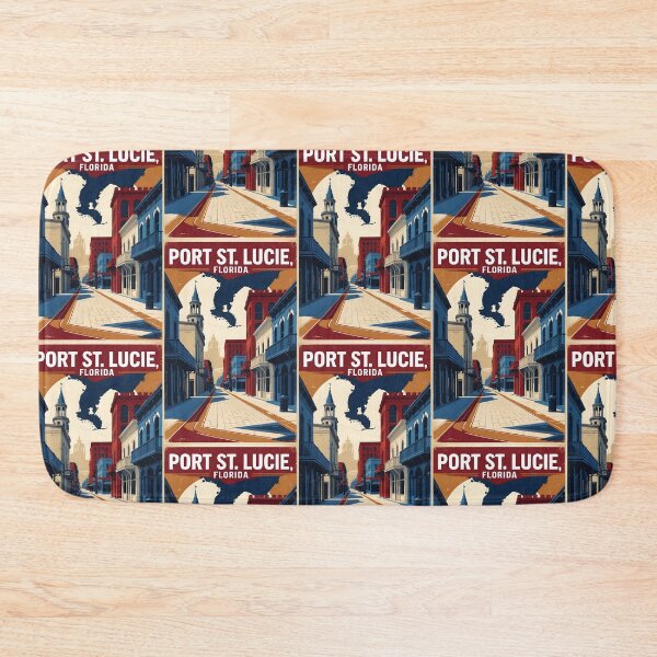 Item preview, Port St. Lucie Florida 1950s USA Vintage Travel Tourism designed and sold by TravelersGems.