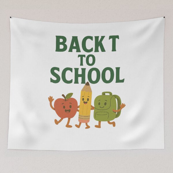 Item preview, Back to School Vibes – Retro Typography Graphic Design designed and sold by TypoVibeStudio.