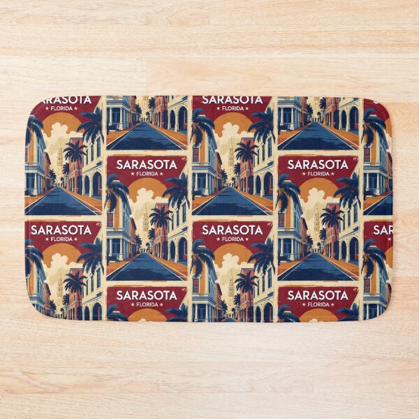 Item preview, Sarasota Florida 1950s USA Vintage Travel Tourism designed and sold by TravelersGems.